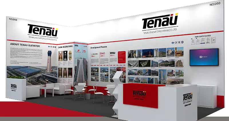 TENAU ELEVATOR (CHINA) บจก. จะเข้าร่วมในนิทรรศการลิฟต์นานาชาติที่จัดขึ้นที่ริยาด ประเทศซาอุดีอาระเบีย ตั้งแต่วันที่ 28 ถึง 30 ตุลาคม หมายเลขบูธของเราคือ D50 ยินดีต้อนรับทุกท่านเข้าเยี่ยมชม!