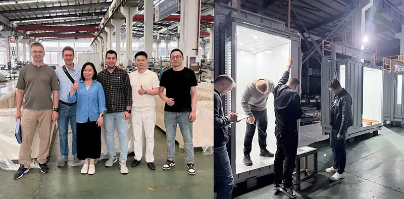 TENAU ELEVATOR: ลิฟต์บรรทุกสินค้าขนาด 5 ตันจำนวน 50 ตัวได้รับการบรรจุ ตรวจสอบ และยอมรับโดยลูกค้า และพร้อมที่จะขนส่งไปยังโรงไฟฟ้านิวเคลียร์ในอียิปต์